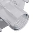 vidaXL Prúdová T-matica 2 ks Strieborná M6 mm Oceľ