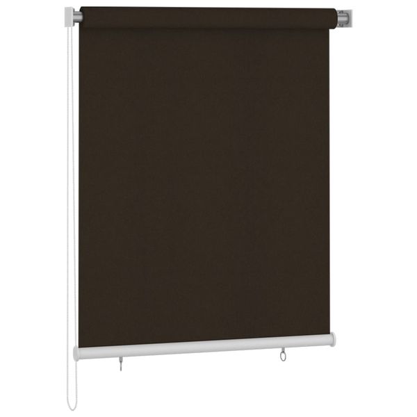 vidaXL Vonkajšia zatemňovacia roleta 120x140 cm hnedá