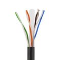 UTP Patch kábel Neku 2x RJ45 CAT6 0,5m, čierny UTP Patch kabel Neku 2x RJ45 CAT6 0,5m, čierny