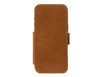 Pouzdro s klopou pro mobilní telefon - kůže full-grain - bronz - pro Apple iPhone 17 Pro Max