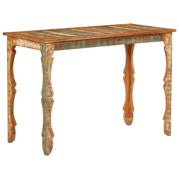 vidaXL Jedálenský stôl 110x52x76 cm masívne recyklované drevo