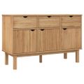 vidaXL Komoda OTTA 114x43x73,5 cm, borovicový masív