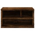 vidaXL Stojan na tlačiareň dymový dub 40x32x22,5 cm kompozitné drevo
