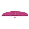 vidaXL Samolepiace schodové rohože 15 ks 80 x 24,5 x 3,5 cm Ružová