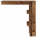 vidaXL Nástenný barový stôl Old Wood 102x45x103,5 cm Engineered Wood