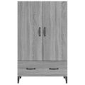 vidaXL Vysoká skrinka sivý dub sonoma 70x31x115 cm spracované drevo