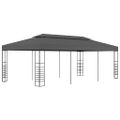 vidaXL Záhradný altánok/stan 3x6 m, antracitový
