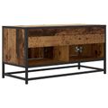 vidaXL TV skrinka 80 x 34,5 x 40 cm Staré drevo Kompozitné drevo