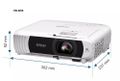 EPSON 3LCD/3chip projektor EB-W55 1280x800 WXGA/4000 ANSI/16000:1/ 2xHDMI/USB/2W Repro/WiFi Projektor, 3LCD, WXGA, 4000ANSI, 16000:1, 2× HDMI, USB, Wi-Fi, repro, bielo-čierny