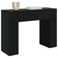 vidaXL Konferenčný stolík Čierna 102 x 35 x 75 cm Kompozitné drevo