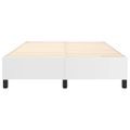 vidaXL Posteľný rám s boxspringom biely 140x200 cm umelá koža