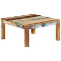 vidaXL Konferenčný stolík 80x80x40 cm masívne recyklované drevo