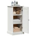 vidaXL Kúpeľňová skriňa VIGO Biela a antik biela 37,5 x 34 x 80 cm