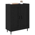 vidaXL Servírovacia skriňa Čierny dub 69,5 x 34 x 90 cm