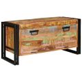 vidaXL Skriňa na topánky 90 x 38 x 45 cm Masívne recyklované drevo