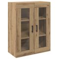 vidaXL Servírovacia skriňa Remeselný dub 69,5 x 34 x 90 cm
