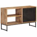 vidaXL TV stolík z recyklovaného teakového dreva 90x30x55 cm