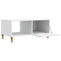 vidaXL Konferenčný stolík Biela 90 x 50 x 40 cm Kompozitné drevo