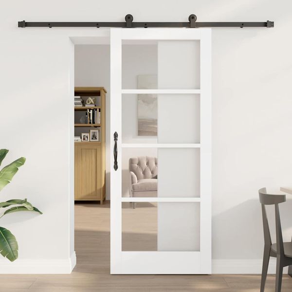 vidaXL Posuvné dvere ORKDAL Biela 83 x 202 cm