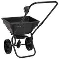 vidaXL Posypový vozík na soľ, PVC a oceľ 80x46x75 cm, 15 l