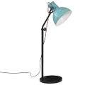 vidaXL Podlahová lampa 25 W šmuhovaná modrá 30x30x90-150 cm E27