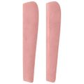 vidaXL Čelo postele so záhybmi čierne 83x23x118/128 cm zamat