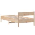 vidaXL Posteľ bez matraca 90x200 cm masívna borovica