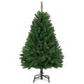 vidaXL Umelý Sklápací Vianočný Stromček Zelená 120 cm PVC a oceľ