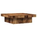 vidaXL Konferenčný stolík staré drevo 90x90x28 cm kompozitné drevo