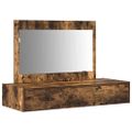 vidaXL Toaletný stolík Hnedá 100 x 40 x 70 cm Kompozitné drevo