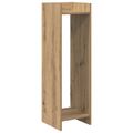 vidaXL Stojan na rastliny 2 ks Dub artisan 30 x 30 x 100 cm