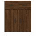 vidaXL Vysoká skrinka hnedý dub 69,5x34x180 cm spracované drevo