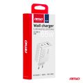 Sieťová nabíjačka Quick Charge 65W USB-A + 2xUSB-C AMiO-04289