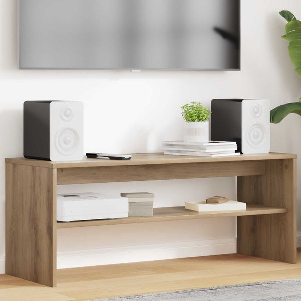 vidaXL TV skrinka Remeselný dub 100 x 35 x 40 cm Kompozitné drevo