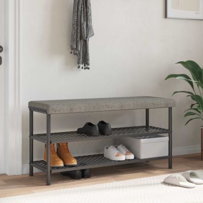 vidaXL Vankúš na lavičku Umelý semišový materiál Svetlosivá