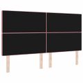vidaXL LED hlavová doska s LED pásikmi Ružová 180 cm Zamat