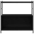 vidaXL Regál na knihy 80 x 30 x 78,5 cm Kompozitné drevo Čierny dub
