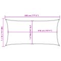 vidaXL Tieniaca plachta 160 g/m² obdĺžniková bledosivá 3x4,5 m HDPE
