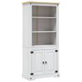 vidaXL Skrinka biela 80x40x170 cm mexická borovica Corona Range