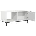 vidaXL Konferenčný stolík Biela 90 x 49 x 46 cm Kompozitné drevo