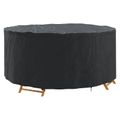 vidaXL Obal na nábytok 200 x 200 x 105 cm 210D Oxford tkanina Okrúhly