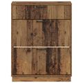 vidaXL Skriňa na topánky HOORN 78 x 24 x 100 cm Kompozitné drevo