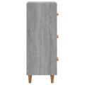 vidaXL Komoda sivý dub sonoma 34,5x34x90 cm spracované drevo