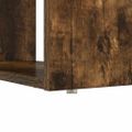 vidaXL Stôl Dymová dub Kompozitné drevo 113 x 54 x 120 cm