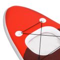 vidaXL Nafukovací Stand up paddleboard, červený 300x76x10 cm