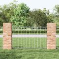 vidaXL Prvok plotu ASSEN 170 x 80 cm Oceľ Biela