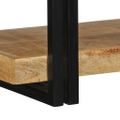 vidaXL Nástenná polica 70x33x35 cm Masívne hrubé drevo Mango