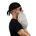Fúzy pirát sa šatkou a klapkou na oko