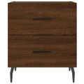 vidaXL Nočné stolíky 2 ks hnedý dub 40x35x47,5 cm kompozitné drevo