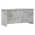 vidaXL Úložná truhlica Betónovo sivá 100 x 40 x 50 cm Kompozitné drevo